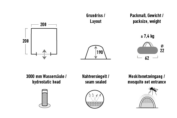 - Outdoor Veneto Marke und lieben für | Camping Die leben. Peak High