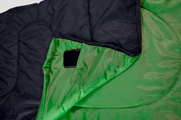 High Peak Easy Travel Sleepingbag Unisex-Adult 220x75//50 cm Anthracite//Green